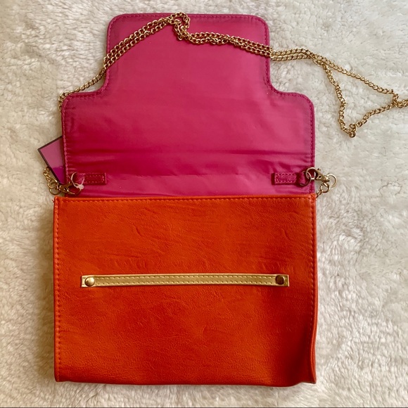 Cute orange and pink purse - Picture 3 of 7